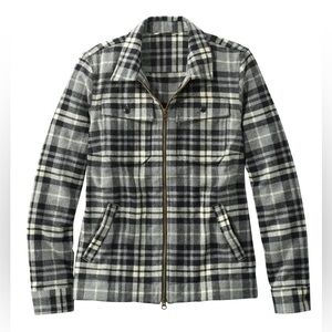 L.L. Bean Women's Signature Chamois Zip Shirt